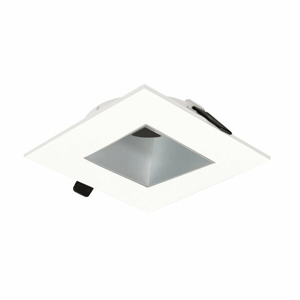 Nora Lighting 4" Iolite Can-less Downlight Trim, Haze/White , NIOC-4RNDCHW NIOC-4SNDSQHW